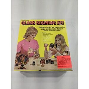 VINTAGE‎ EVERCOAT GLASS STAININGKIT 1973 SEALED